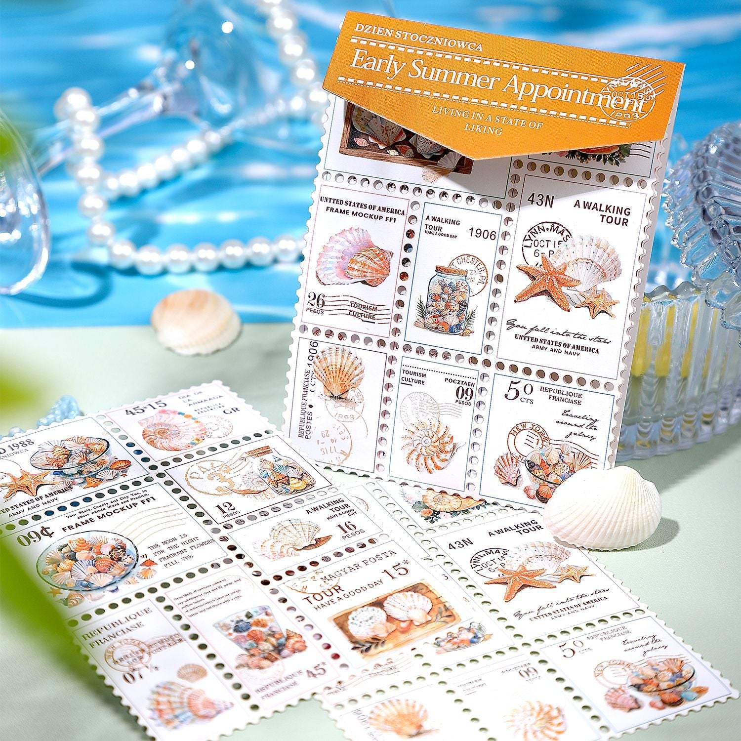 Summer First Date Series Stamp Sticker - ViktaShop