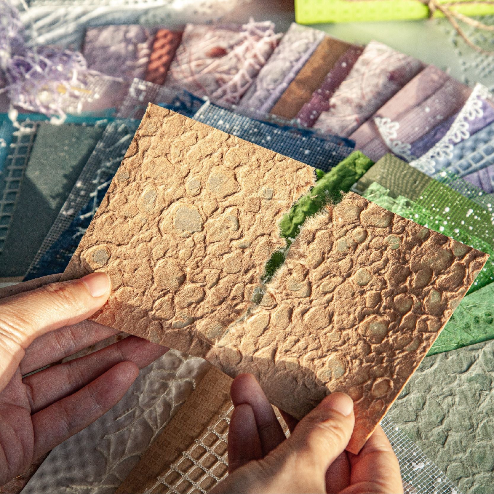 Retro Story Cloud Silk Scrapbooking Paper – Hollow Mesh Specialty Set - ViktaShop