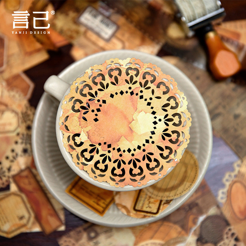 Material Bag – Coffee Town Series, Coffee Theme, 138 Pcs - ViktaShop