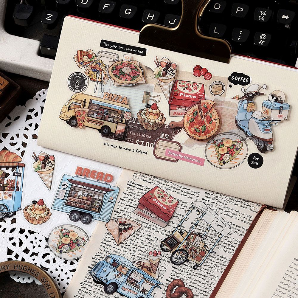 PET Sticker Pack - Time Walker Series, 30 Pcs - ViktaShop