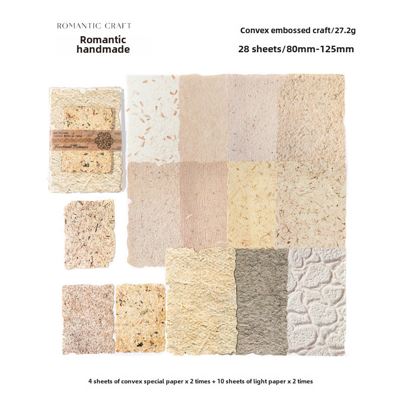 Vintage Light & Shadow Paper, 28 Sheets - ViktaShop