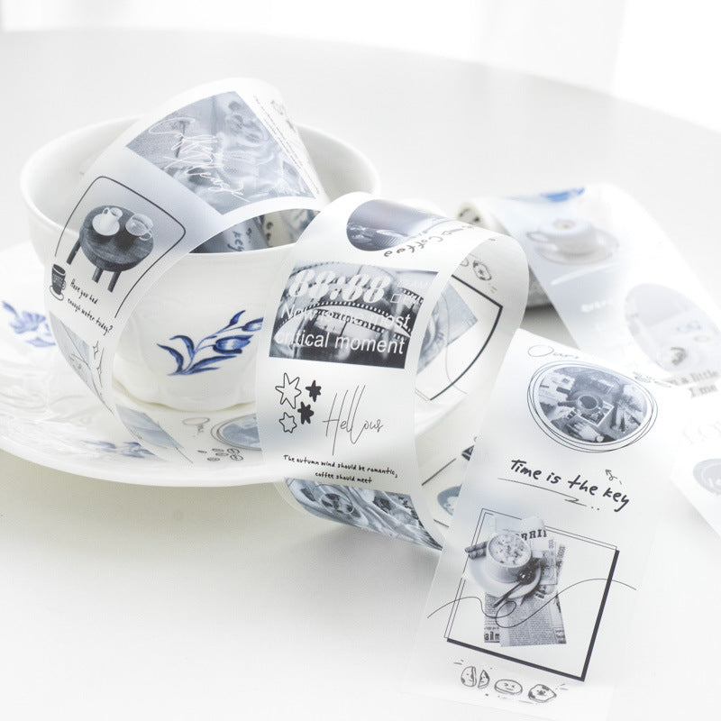 Coffee Poetry Series PET Tape - 6 Styles - ViktaShop