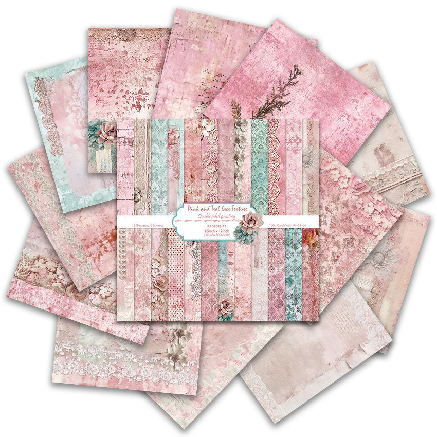 Double-Sided Pattern Paper – DIY Photo Album & Junk Journal Background - ViktaShop