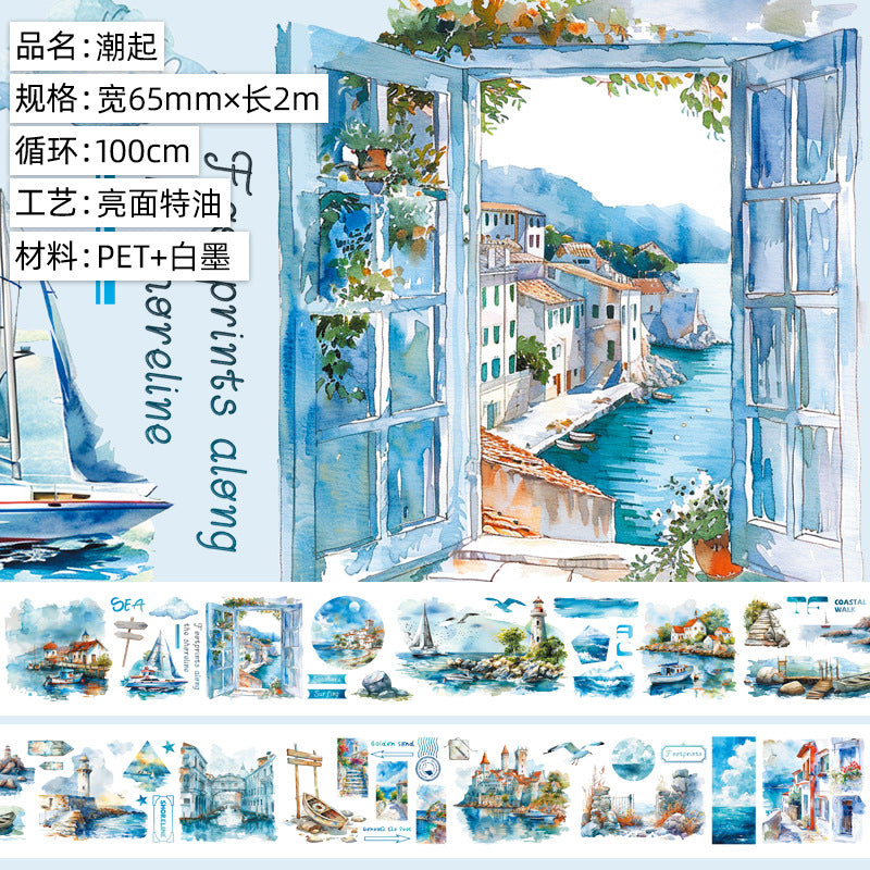 Fairy Tale Flower House PET Tape – 2 m - ViktaShop