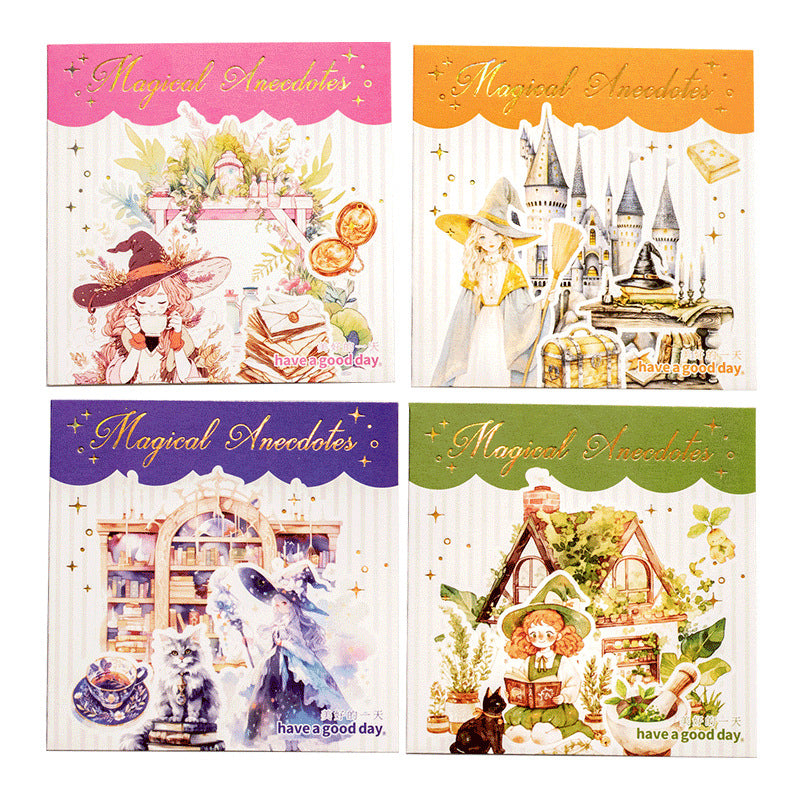 Magic Story Series Gilded PET Stickers, 4 Pcs - ViktaShop
