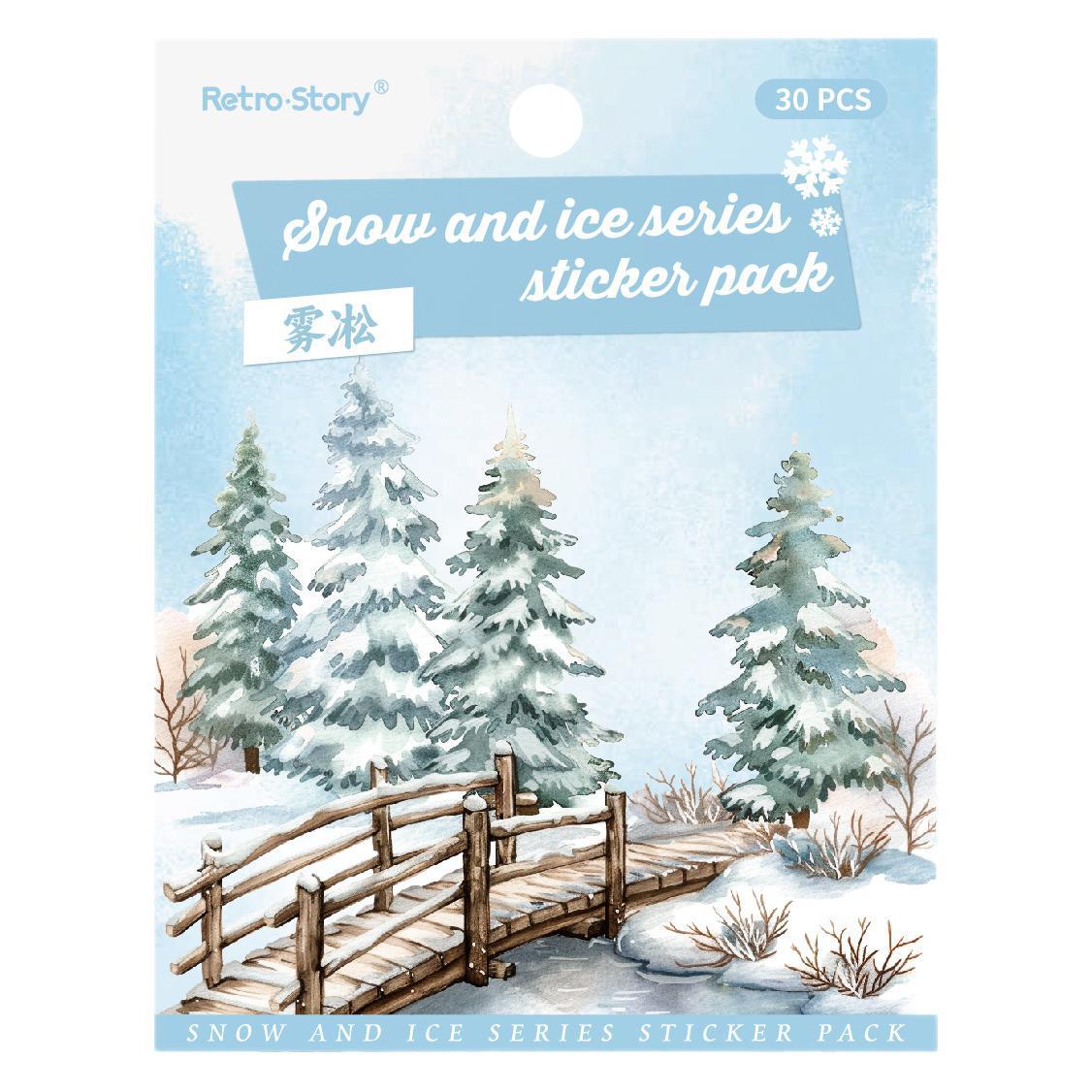 Ice & Snow Sticker Pack - PET - ViktaShop