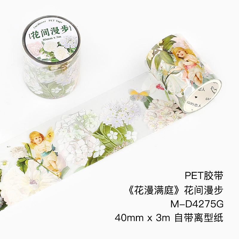 Letter Lover PET Tape - Full Garden Series, 3m - ViktaShop