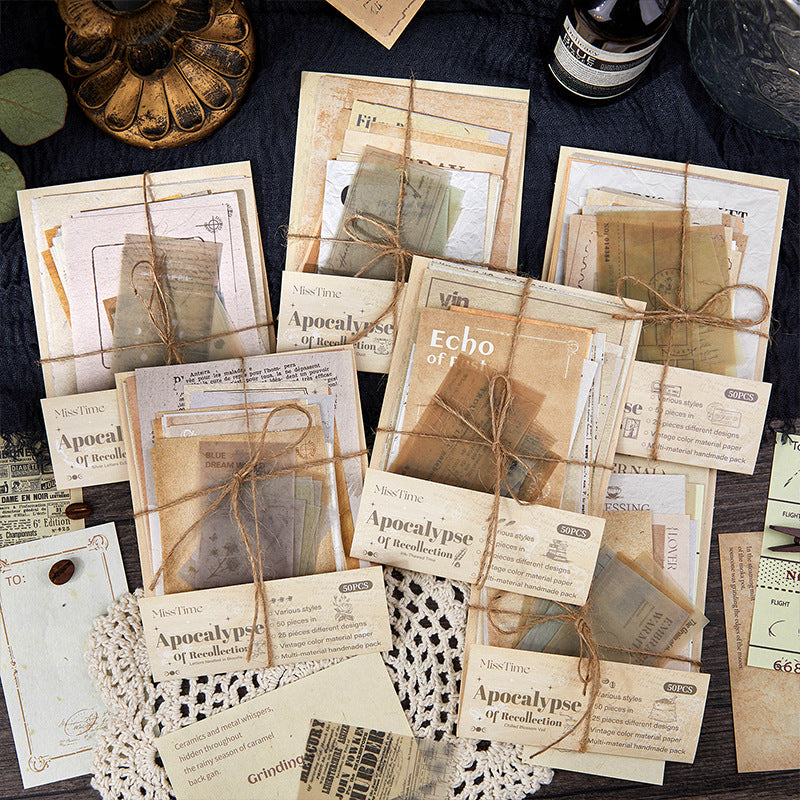 Memories Material Paper - Revelation Series, 10 Sheets - ViktaShop