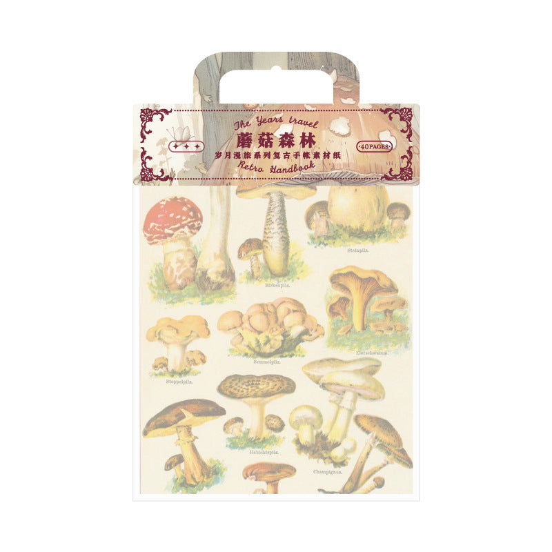 Travel Series Retro Note Paper - 6 Pcs