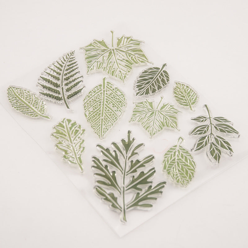 DIY Transparent Stamp for Journal Album - Embossed Design - ViktaShop