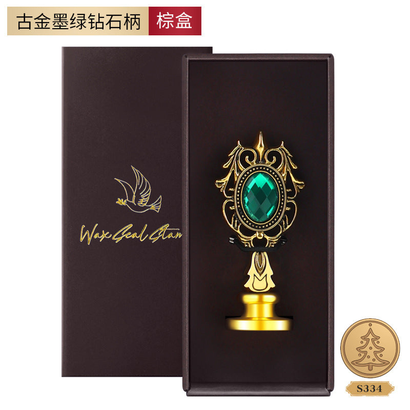 Vintage Lacquer Seal Stamp – Resin & Metal Multi-Style Detachable Handle - ViktaShop