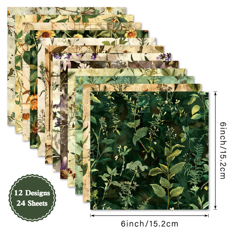 Nature material paper background 10 sheets