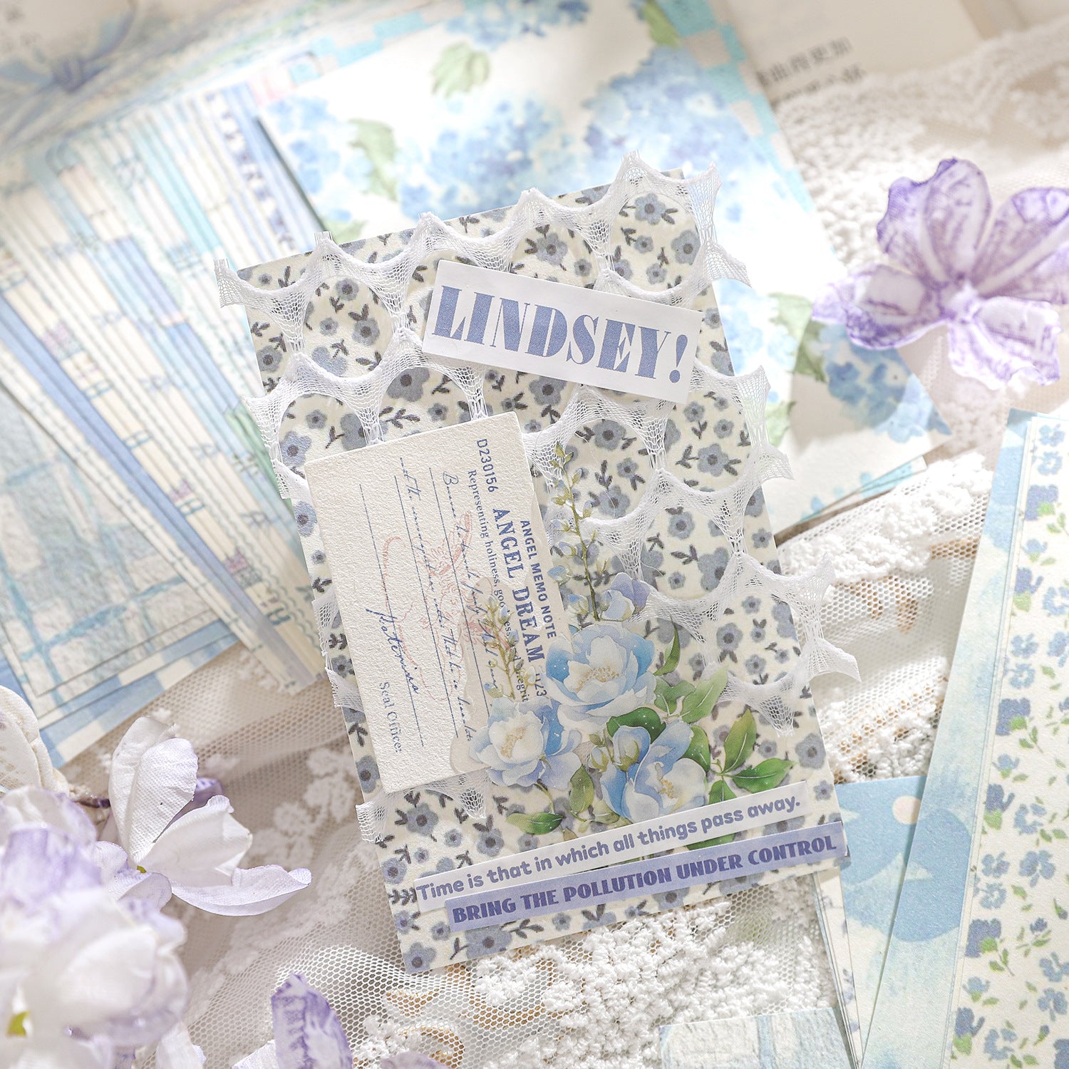Paper Traces Light Retro Paper – Dawn Breeze Series, 6 Options - ViktaShop
