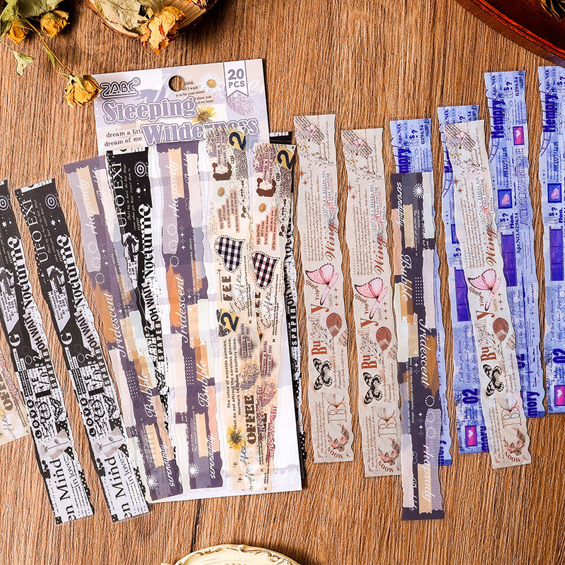 Cross-Border Long PET Stickers - ViktaShop