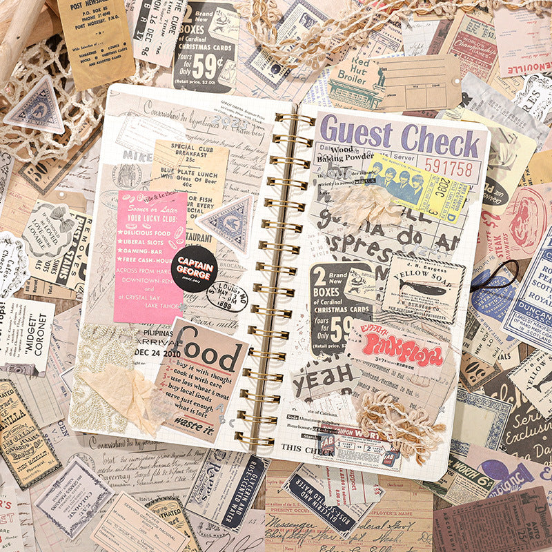 Vintage Material Paper Pack - ViktaShop
