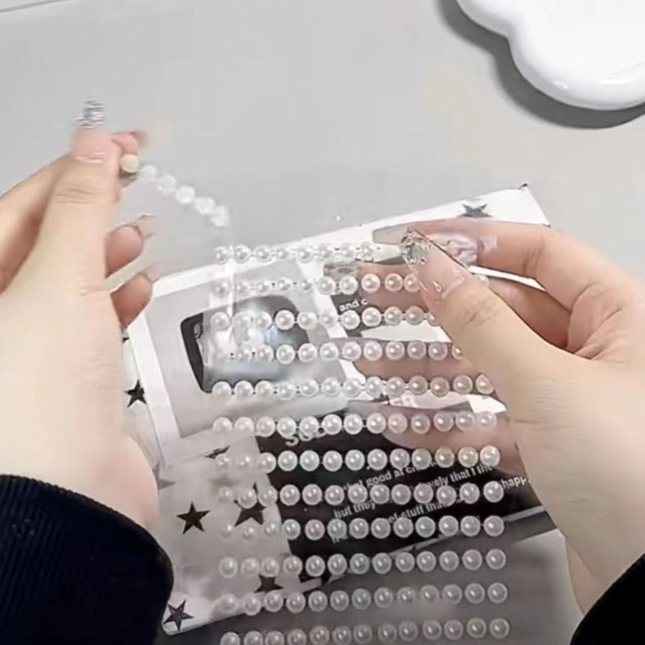 Pearl Chain Decorative Stickers – Ins Style, DIY Accessories, 11 Options - ViktaShop