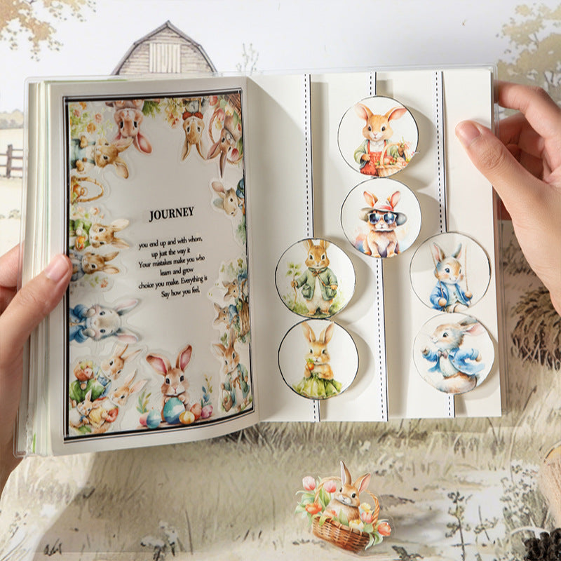 PET Sticker Pack - Peter Rabbit's Life Series - 15 Pcs - ViktaShop