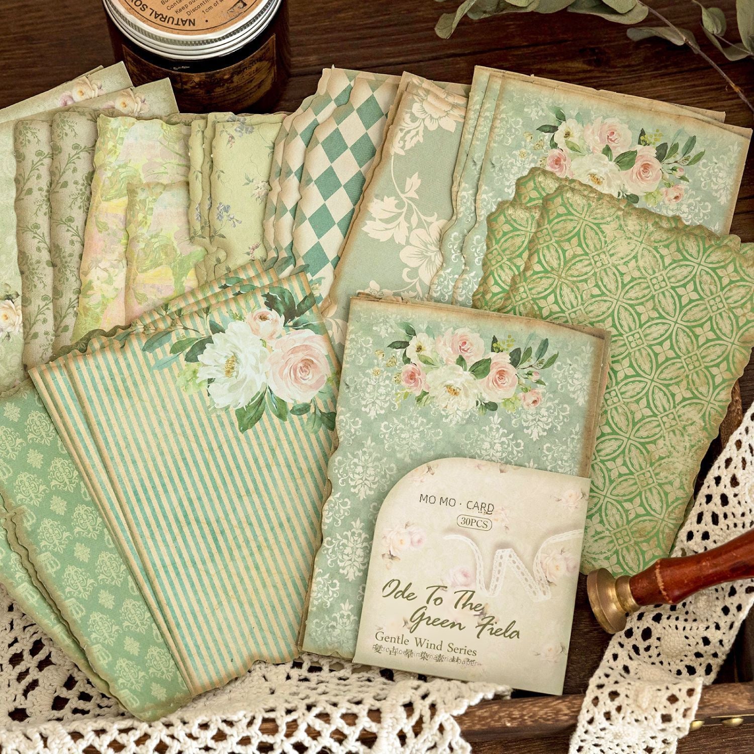 Vintage Material Paper – Soft Wind Series 30 Sheets