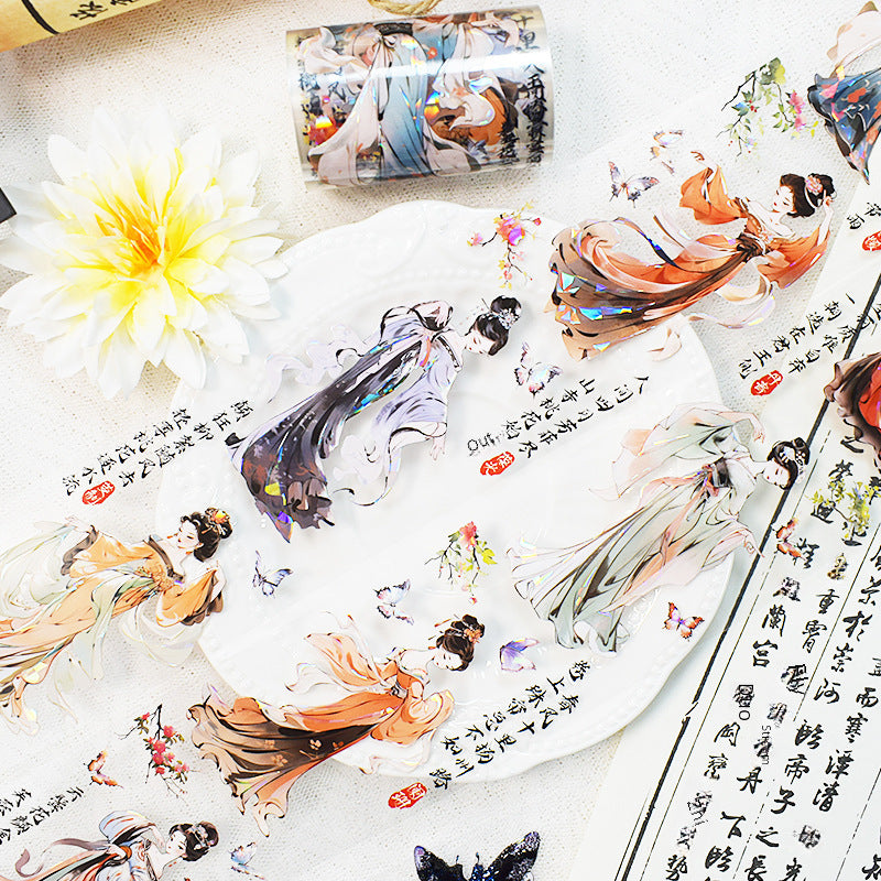 Antique Character PET Tape – Special Material for Journal Decoration - ViktaShop