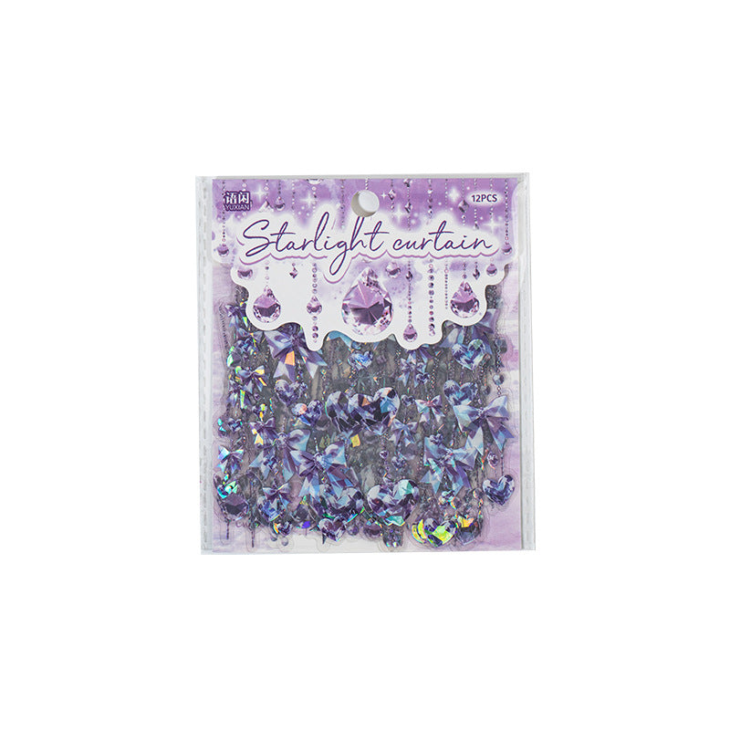 Shell Light PET Stickers – Starlight Curtain Series, 4 Options - ViktaShop