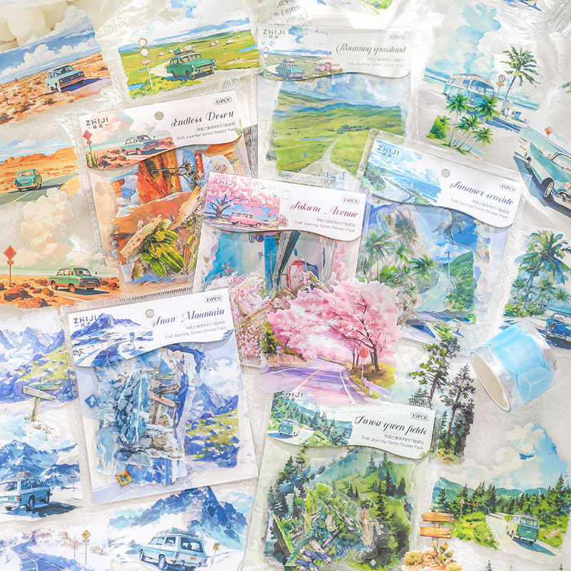 Journey Series PET Stickers - ViktaShop