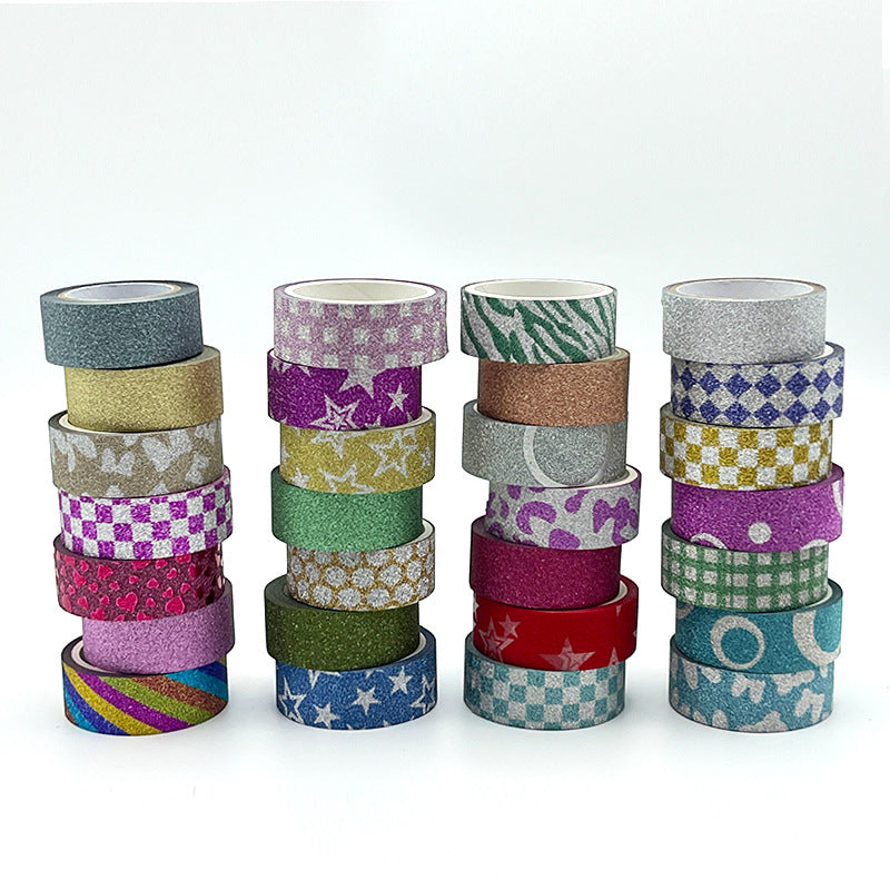 Color Flash Glitter Film Decorative Tape - ViktaShop