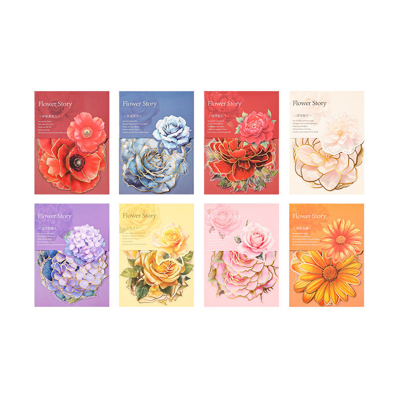 Flower Story PET Sticker pack 10 psc