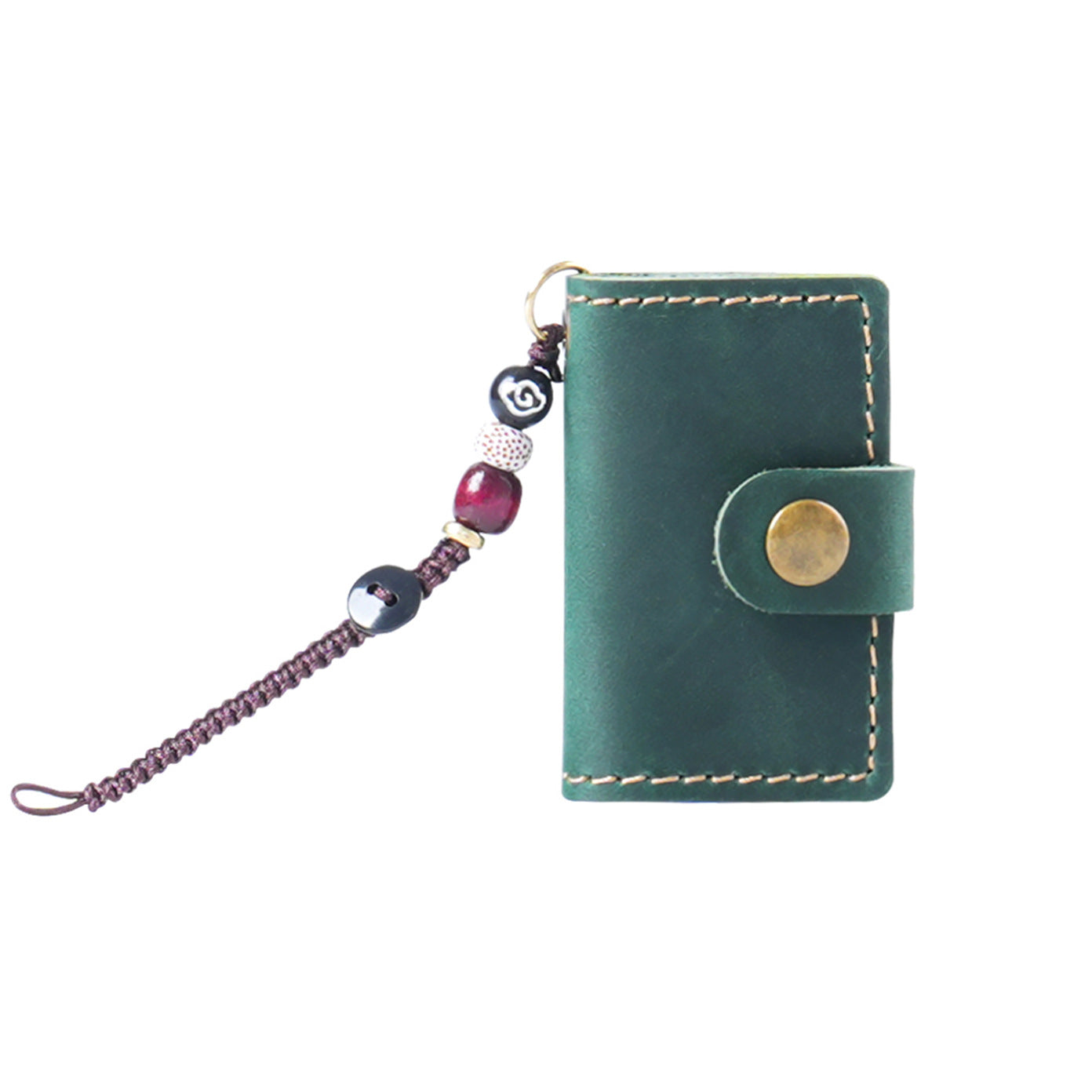 Traveler’s Mini TN Notebook – Handmade Cowhide Pendant - ViktaShop