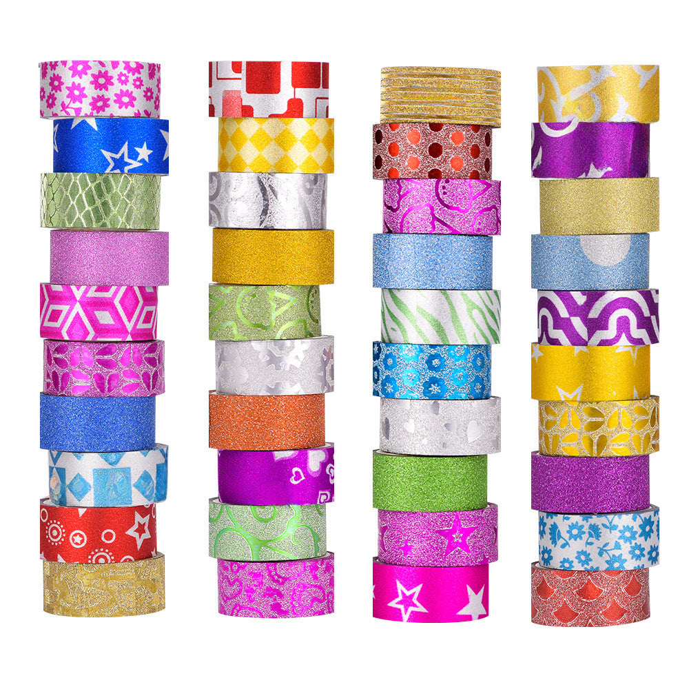 Glitter paper tape 60 colors