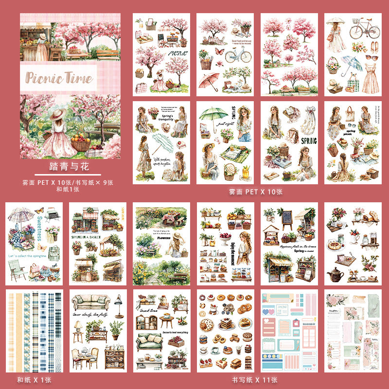 Ice and Snow World Landscape Sticker Book - ViktaShop
