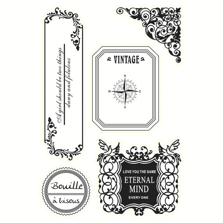 Transparent Silicone Creative Stamp – PVC DIY Seal for Journals & Crafts - ViktaShop