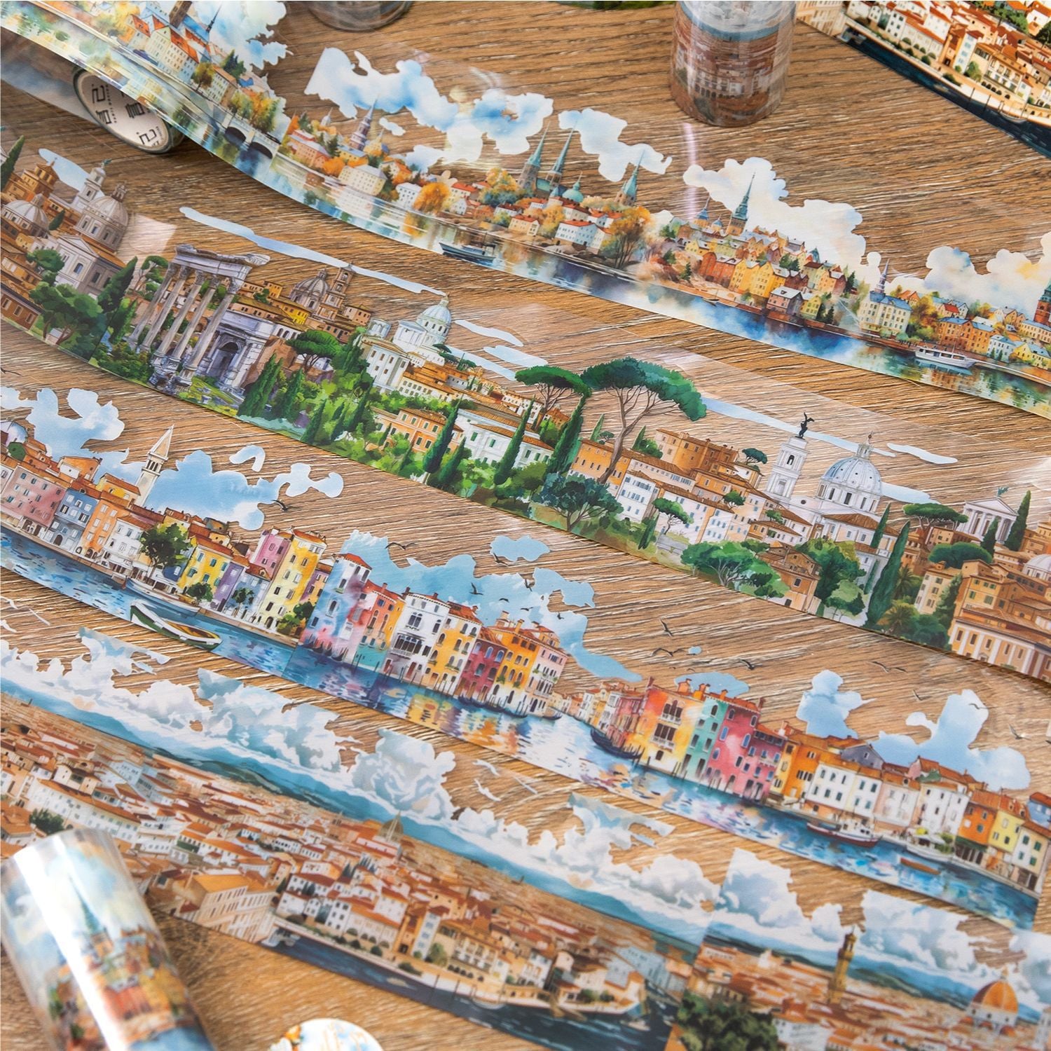 PET Tape – Travel Theme Cycle Tape, 350mm - ViktaShop