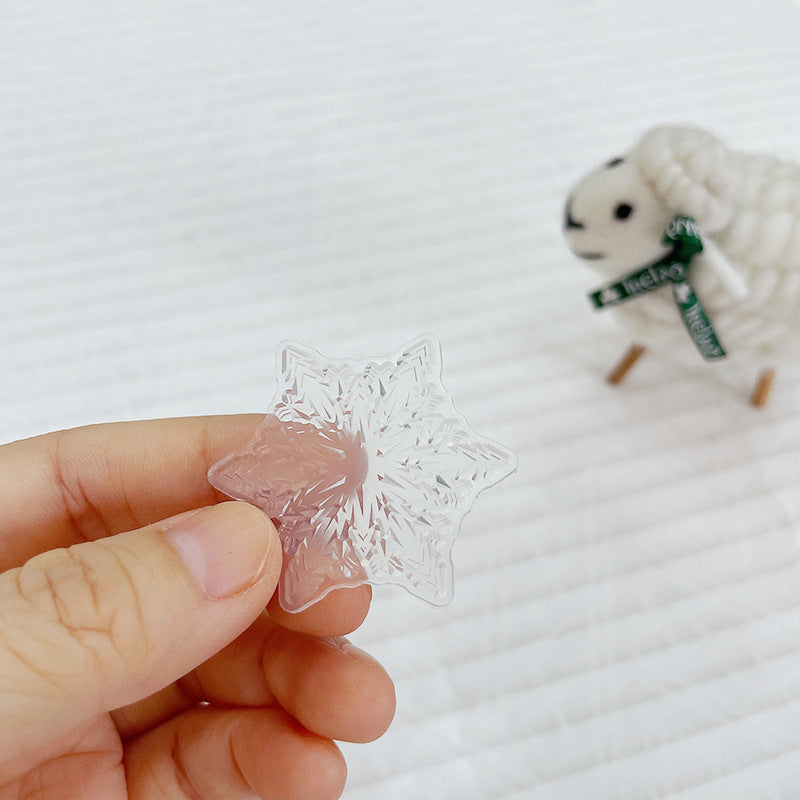 Snowflake Transparent Silicone Stamp - ViktaShop