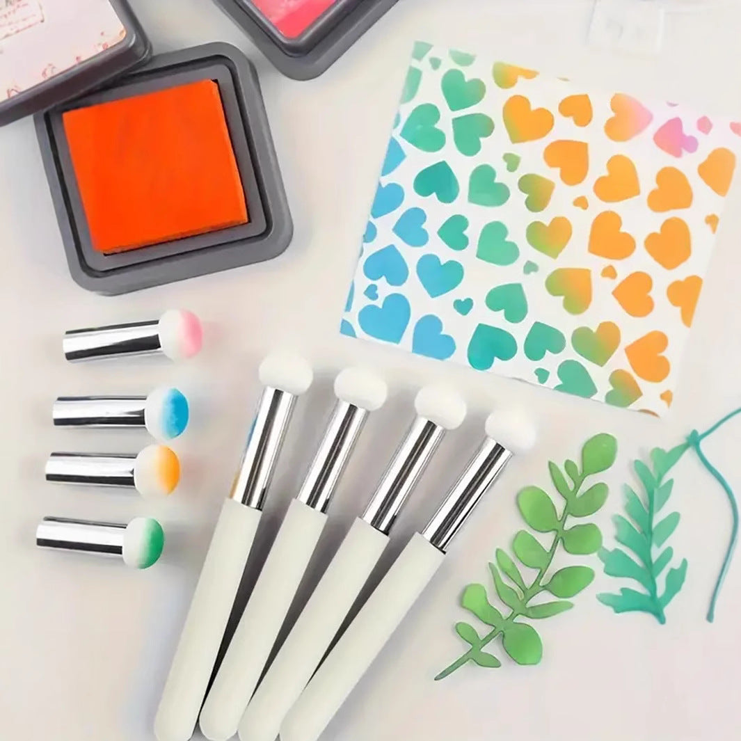 4-Pack Non-Latex Makeup Sponge Set – Small Steamed Bread, Concealer & Dot Brushes - ViktaShop