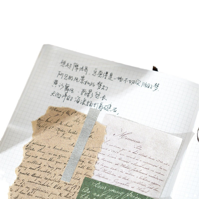 Vintage Material Paper Book – 100 pcs - ViktaShop