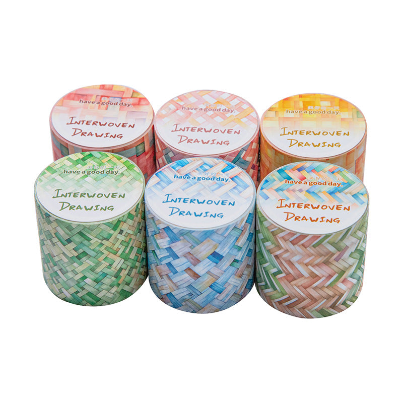Paper Tape - Interwoven Picture Series, 6 Options - ViktaShop