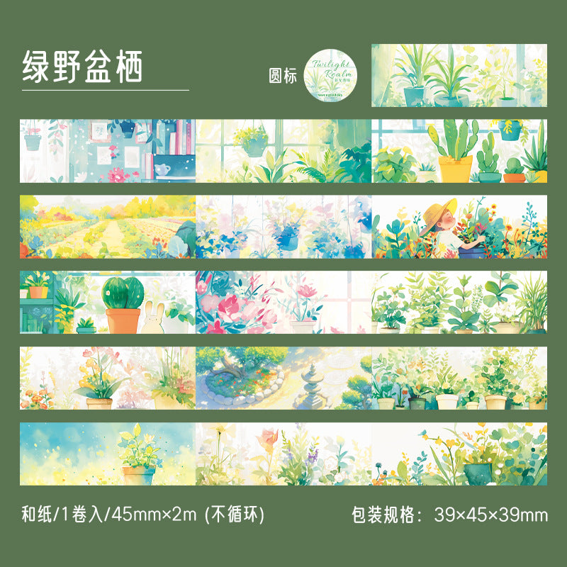 Healing Scenery and Paper Tape 4,5 cm / 200 cm
