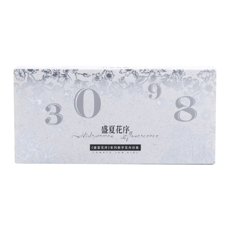 Midsummer Inflorescence Stamp Set, 10 Pcs - ViktaShop