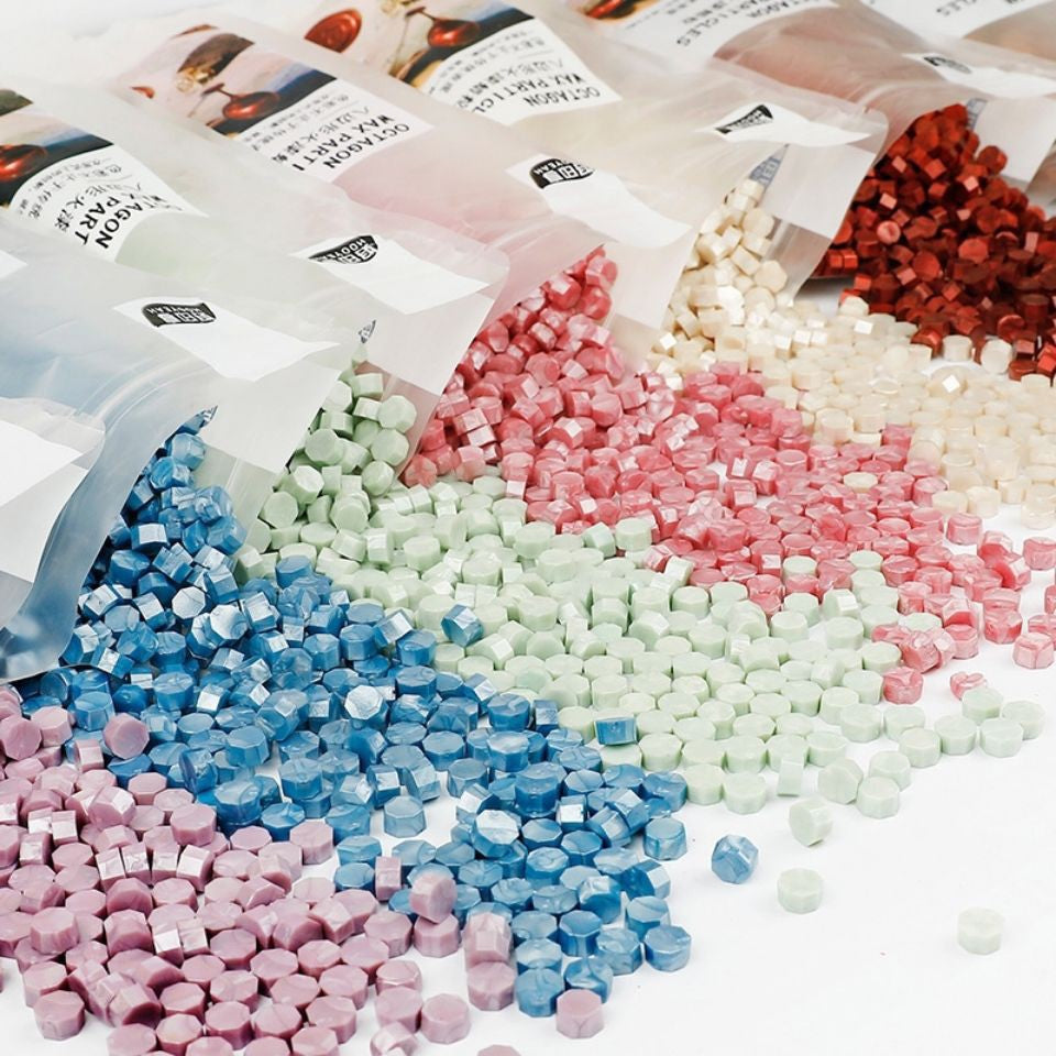 Pearl Color Fire Paint Seal Wax Grain – Mixed Colors for Envelope Sealing - ViktaShop