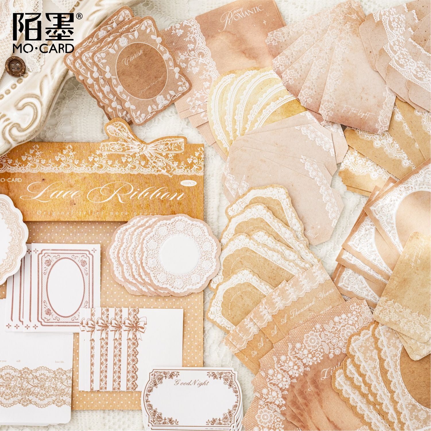 Paper Relief Embossed Note Material Package