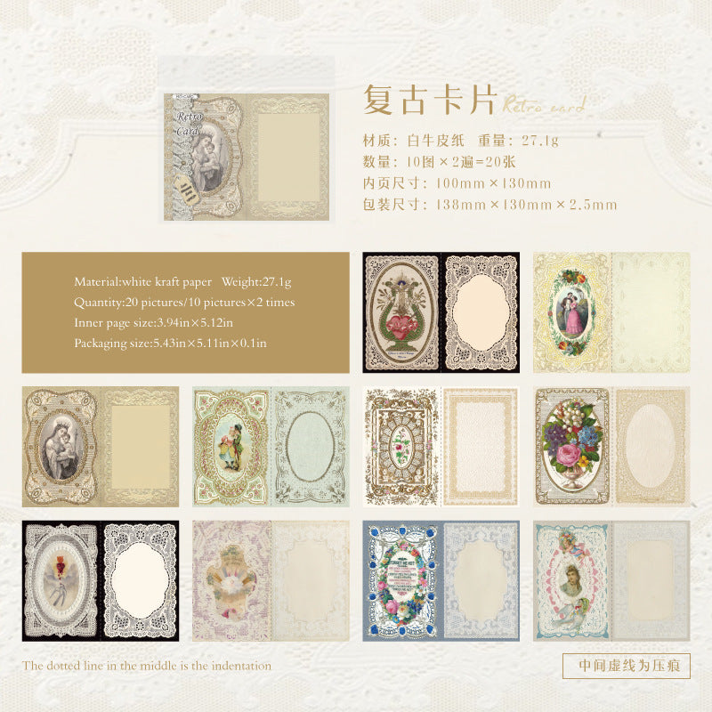 Paper Lace Note Material Paper – 20 Sheets - ViktaShop