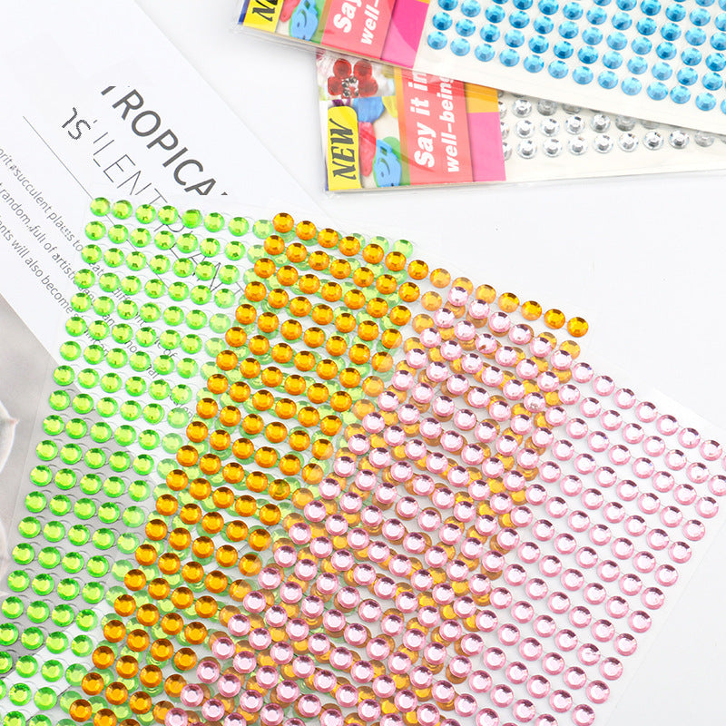 DIY Crystal Diamond Sticker - 504 Colored Acrylic for Decoration - ViktaShop