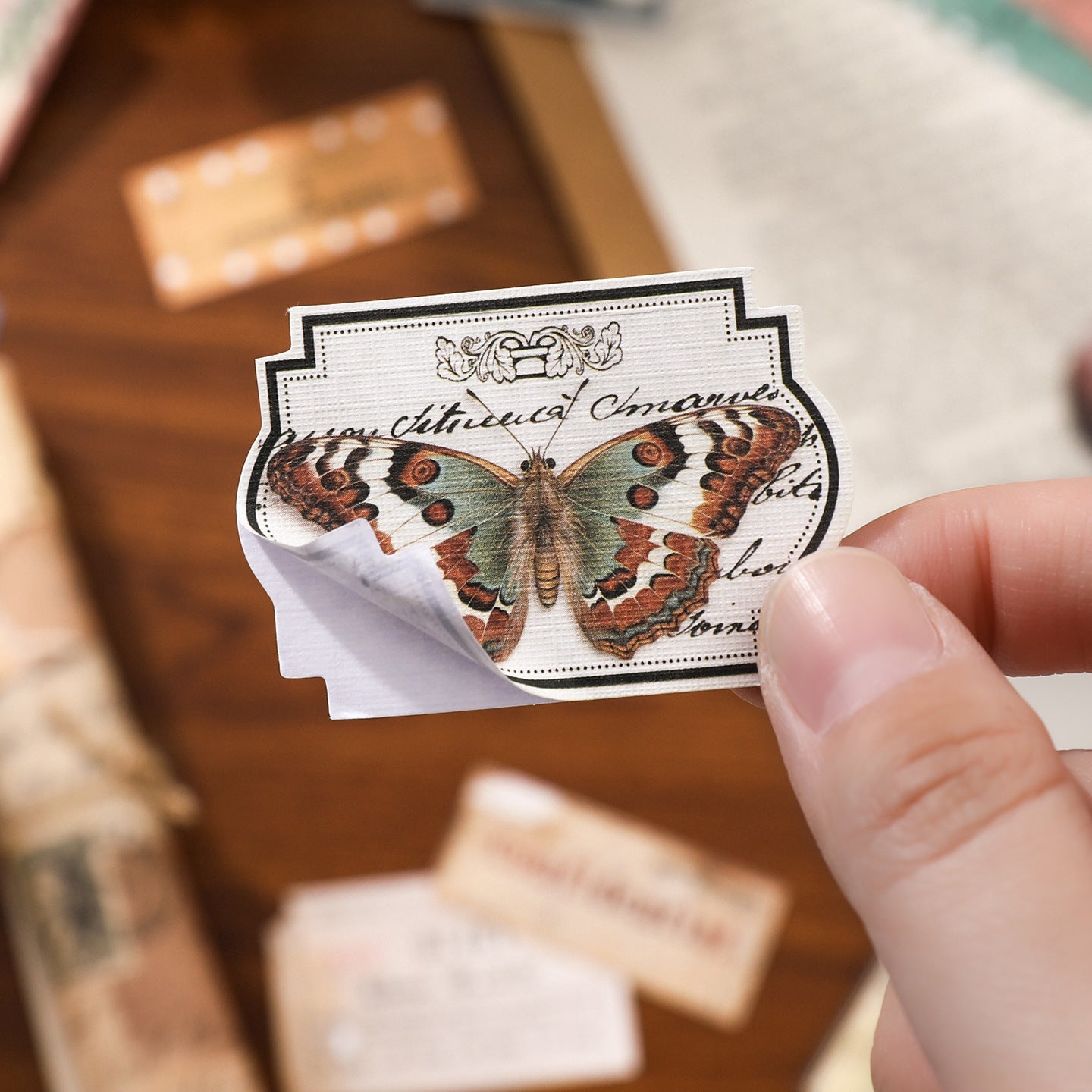 Old dream series vintage  paper stickers 40 pieces 6 types