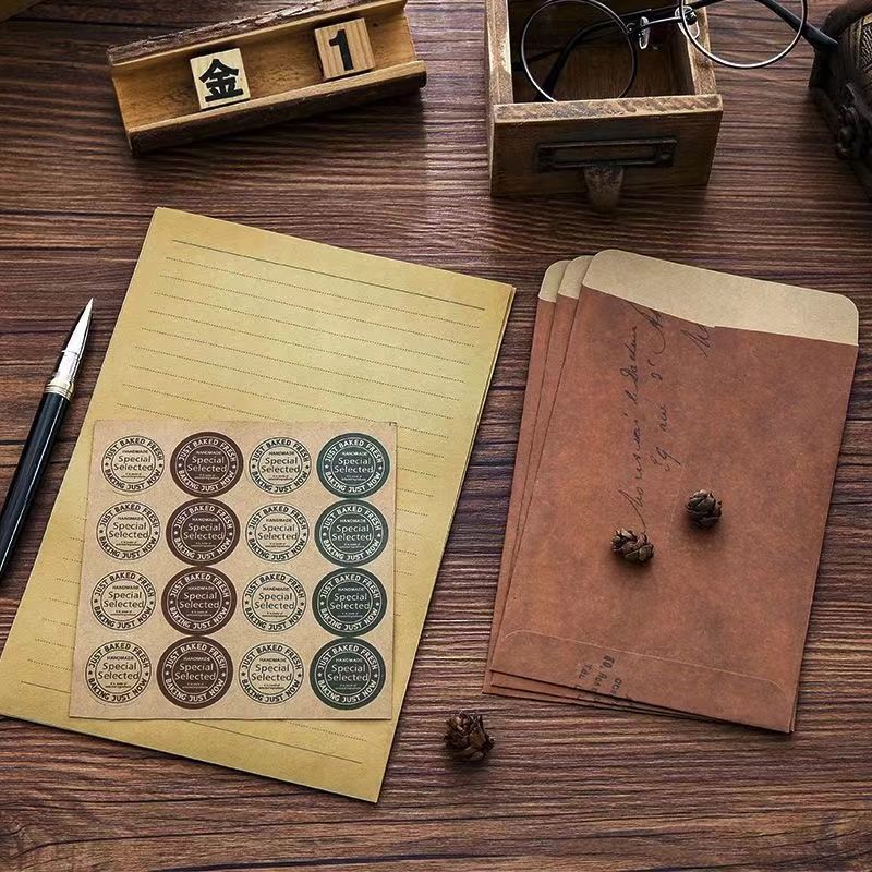Vintage Chinese Style Love Letter Paper – Handwritten Greeting Card, 14 Options - ViktaShop