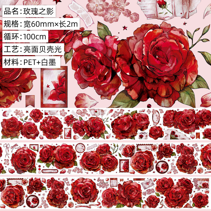 Retro Flower Shell Light PET Tape – Special Material DIY - 2m - ViktaShop