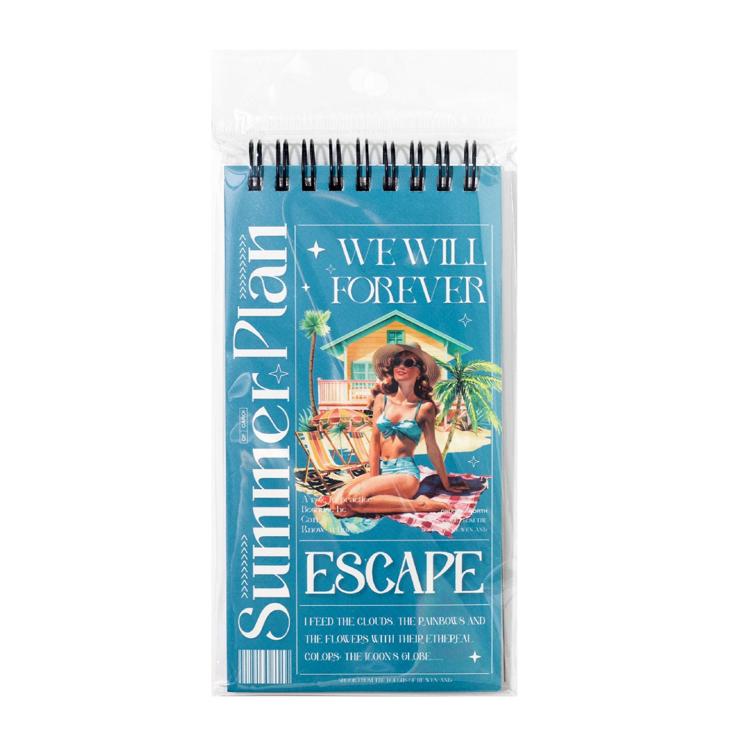 Summer paper stickers book 50 psc