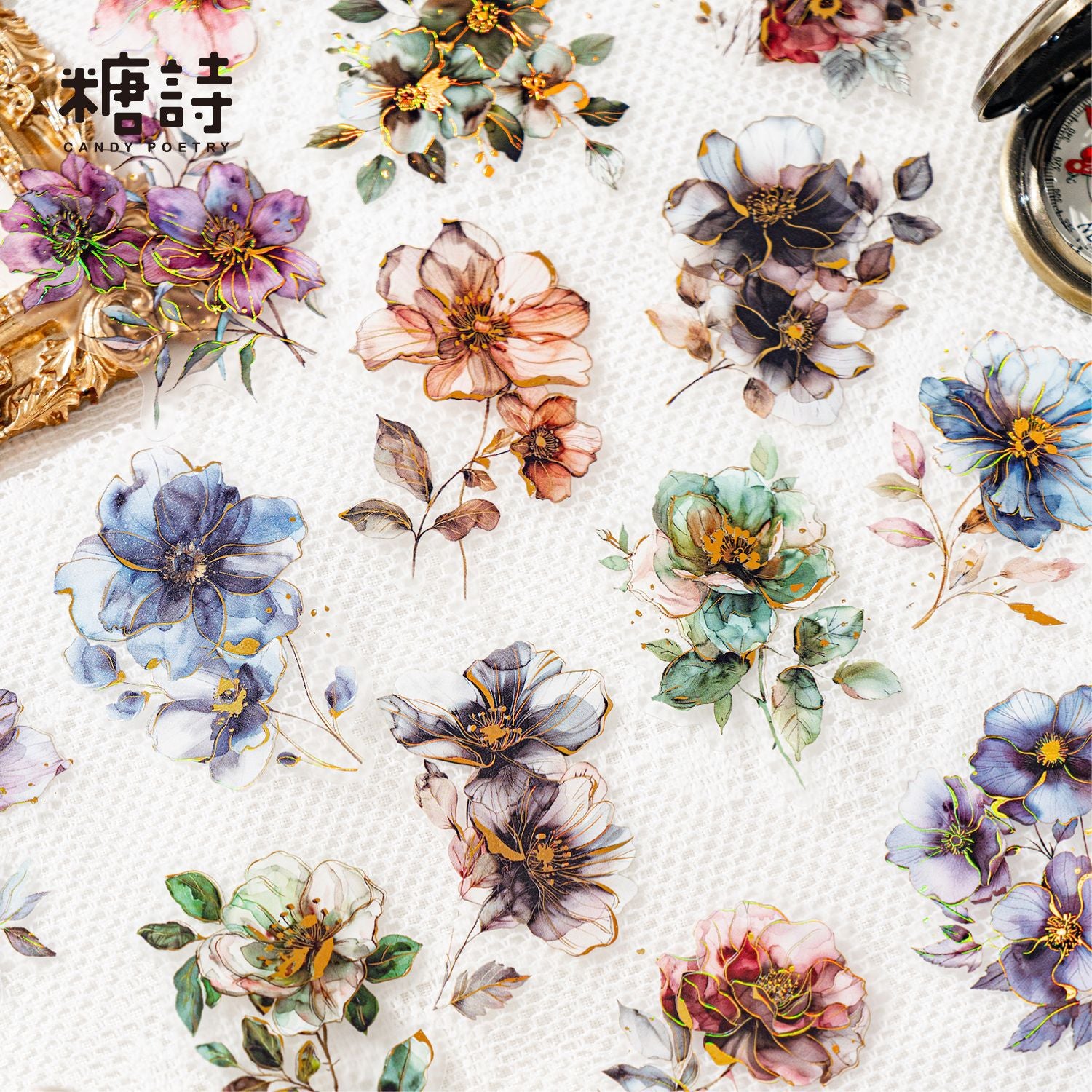 Purple Flower Dream Series - PET Stickers - ViktaShop