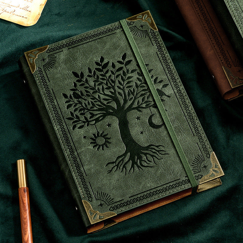 Vintage Magic Loose-Leaf Journal – Thickened Multifunctional Planner, 4 Options - ViktaShop