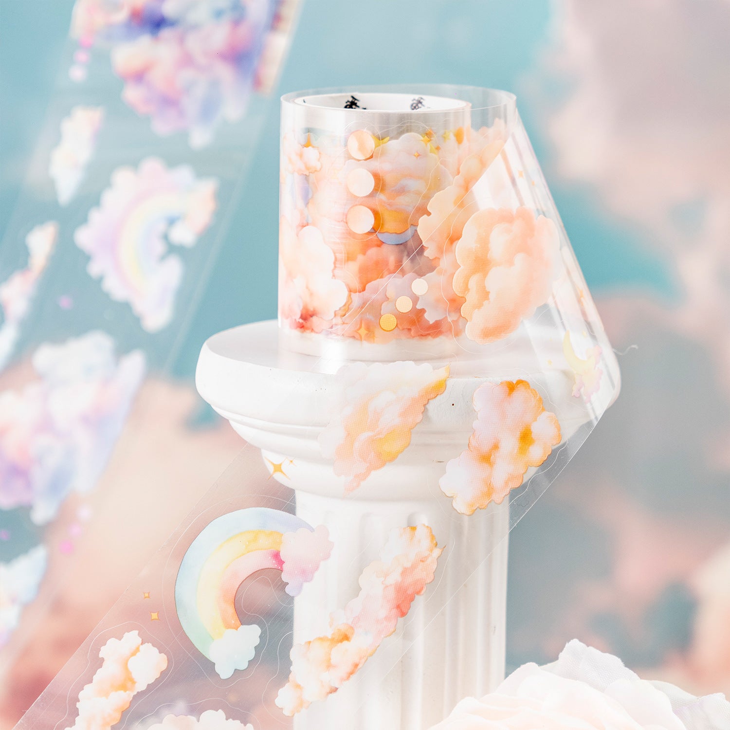 Cloud Series, INS Style Cloud Theme PET Tape, 2m - ViktaShop