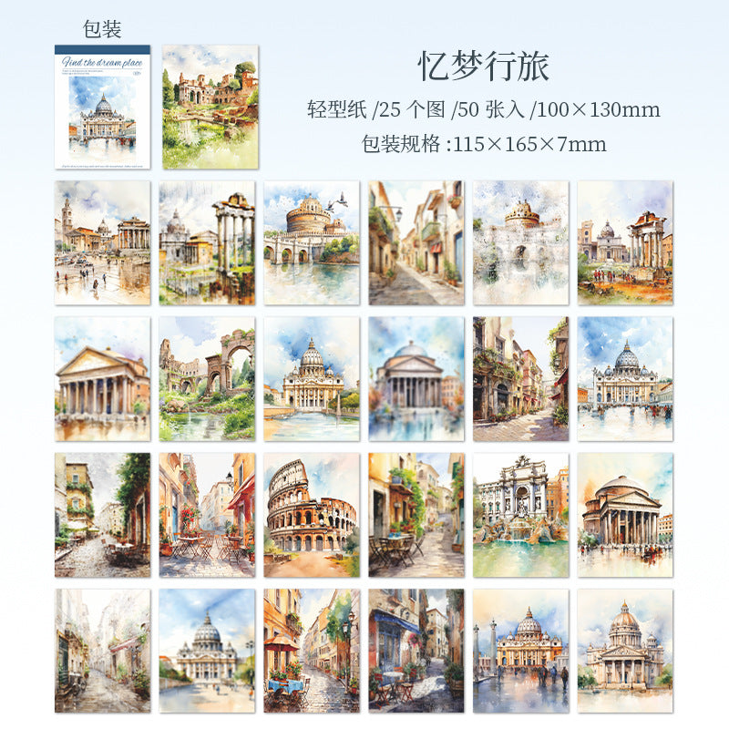 Beautiful Day Sticker Pack "Dreamland" Series of 4 Types 10 psc
